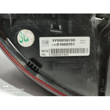 Recambio de piloto trasero derecho para opel grandland x selective referencia OEM IAM 81660201  