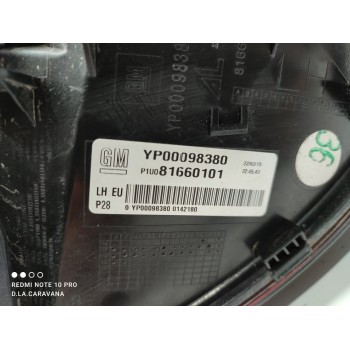 Recambio de piloto trasero izquierdo para opel grandland x selective referencia OEM IAM 81660101  