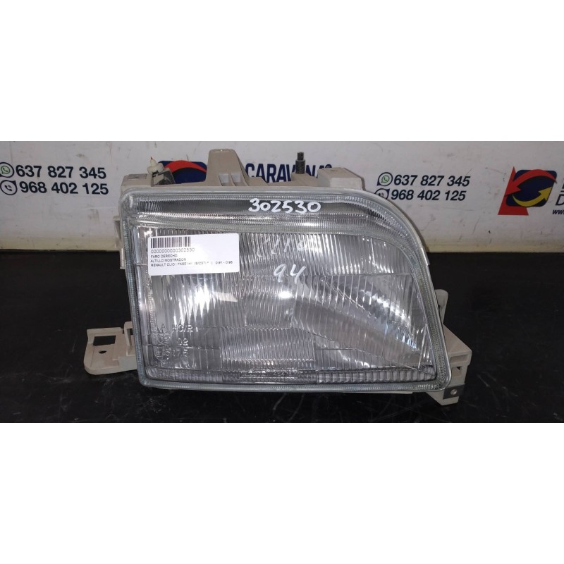 Recambio de faro derecho para renault clio i fase i+ii (b/c57) referencia OEM IAM   