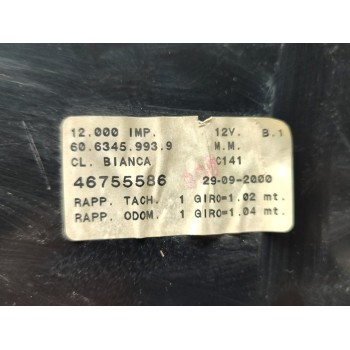 Recambio de cuadro instrumentos para fiat brava (182) jtd 105 / 100 clima referencia OEM IAM 46755586  