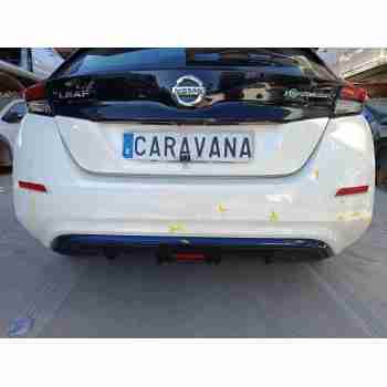 Recambio de paragolpes trasero para nissan leaf (ze1) electric referencia OEM IAM 850225SHMA  