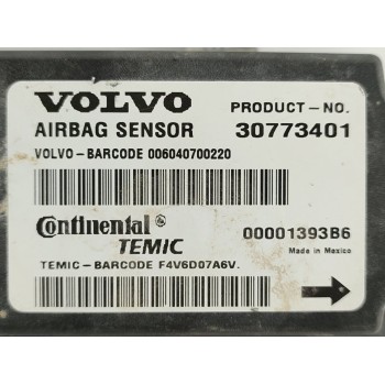 Recambio de centralita airbag para volvo v50 familiar d5 edition r-design referencia OEM IAM 30773401  