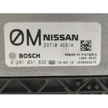 Recambio de centralita motor uce para nissan qashqai (j11) acenta referencia OEM IAM 0281031832  