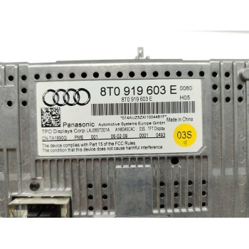 Recambio de pantalla multifuncion para audi a4 ber. (b8) básico referencia OEM IAM 8T0919603E  