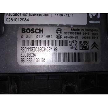 Recambio de centralita motor uce para peugeot 407 business line referencia OEM IAM 9662213380  