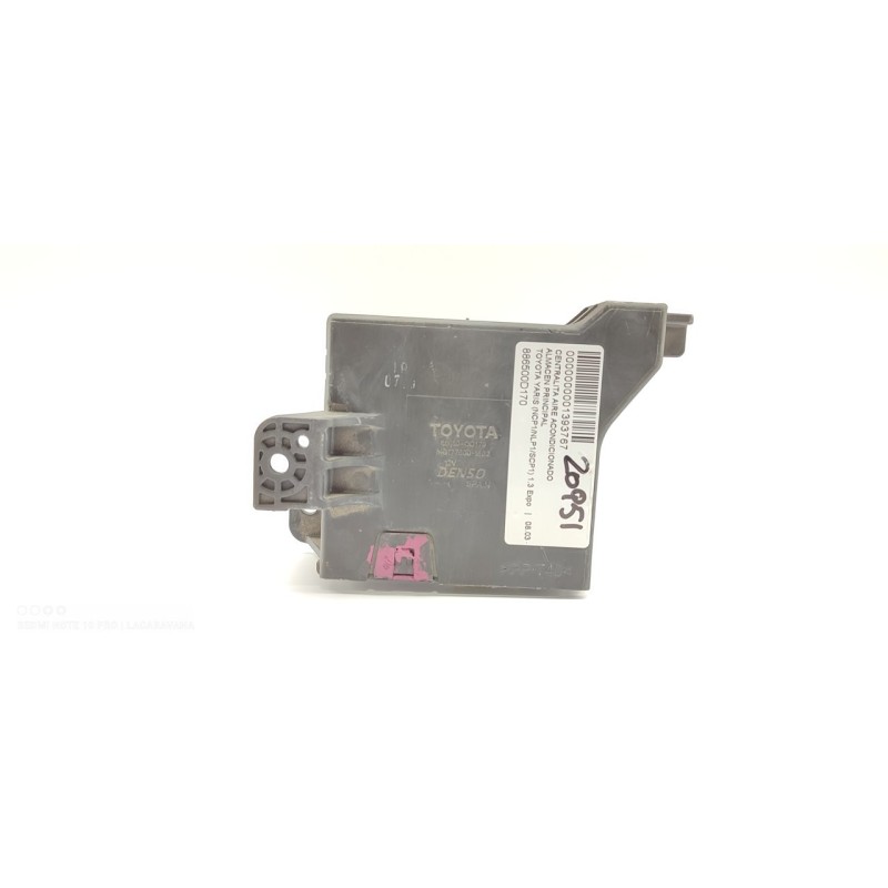 Recambio de centralita aire acondicionado para toyota yaris (ncp1/nlp1/scp1) 1.3 expo referencia OEM IAM 886500D170  
