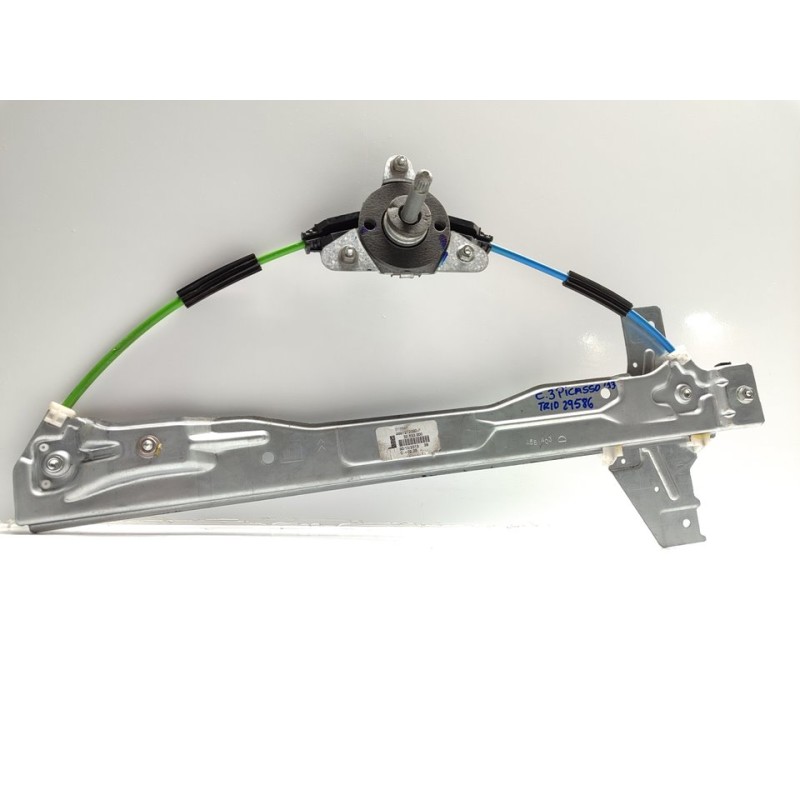 Recambio de elevalunas trasero derecho para citroën c3 picasso exclusive referencia OEM IAM 9681272080F  