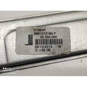 Recambio de elevalunas trasero izquierdo para citroën c3 picasso exclusive referencia OEM IAM 9681272180F  