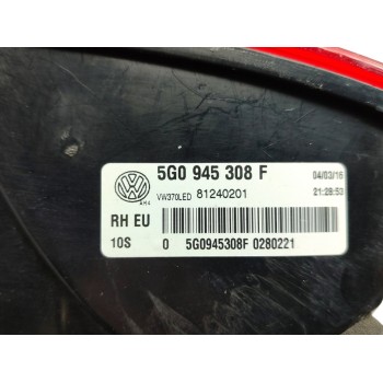 Recambio de piloto trasero derecho interior para volkswagen golf vii lim. gtd bluemotion referencia OEM IAM 5G0945308F  