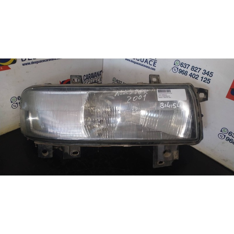 Recambio de faro derecho para renault master bus referencia OEM IAM   