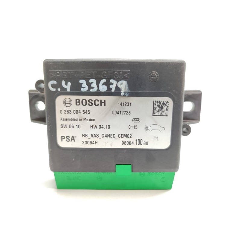 Recambio de modulo electronico para citroën c4 lim. white millenium referencia OEM IAM 9800410080  