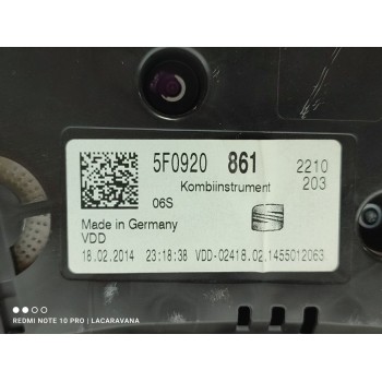 Recambio de cuadro instrumentos para seat leon (5f1) style referencia OEM IAM 5F0920861  