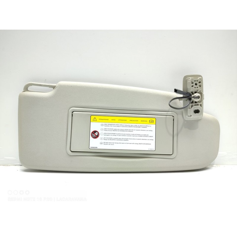 Recambio de parasol izquierdo para volvo v40 momentum referencia OEM IAM 31377713  