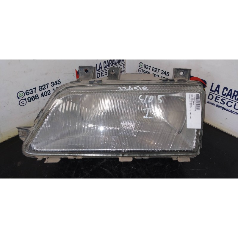 Recambio de faro izquierdo para peugeot 405 berlina referencia OEM IAM 0301032101  