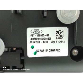 Recambio de pantalla multifuncion para ford ka+ white edition referencia OEM IAM J7BT18B955GE  