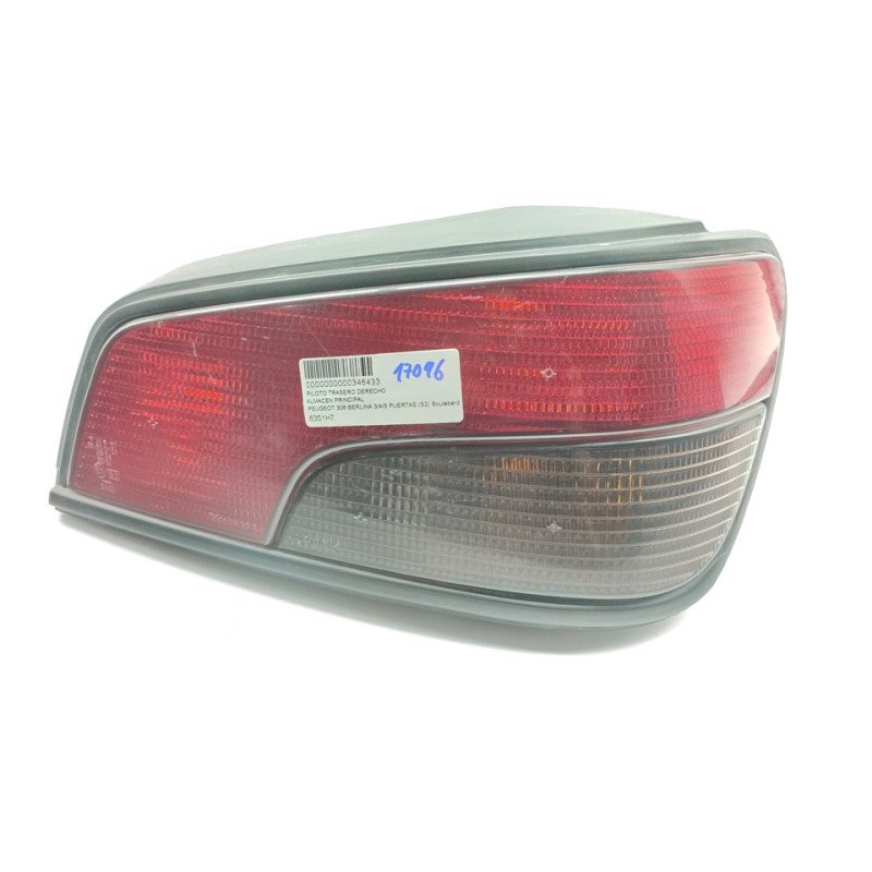 Recambio de piloto trasero derecho para peugeot 306 berlina 3/4/5 puertas (s2) boulebard referencia OEM IAM 6351H7  
