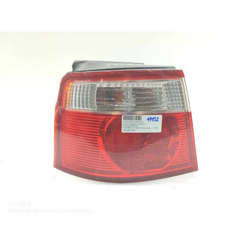 Recambio de piloto trasero izquierdo para kia carens 2.0 crdi ex monovolumen referencia OEM IAM 0K2JB51160A  