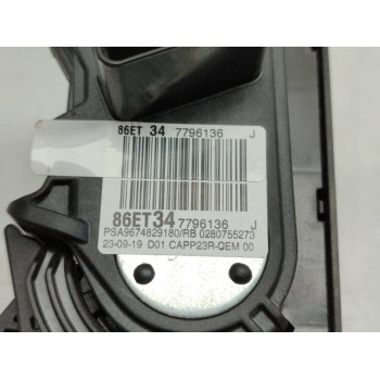 Recambio de pedal acelerador para opel grandland x selective referencia OEM IAM 9674829180  