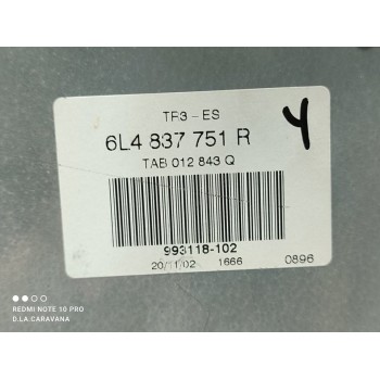 Recambio de elevalunas delantero izquierdo para seat ibiza (6l1) cool referencia OEM IAM 6L4837755J  