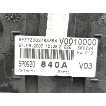 Recambio de cuadro instrumentos para seat altea (5p1) arena referencia OEM IAM 5P0920840A  