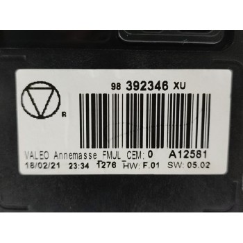 Recambio de pantalla multifuncion para citroën c3 feel pack referencia OEM IAM 9838155680  