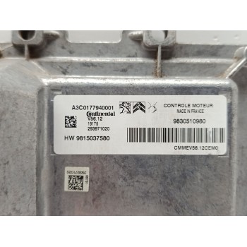 Recambio de centralita motor uce para citroën c3 feel referencia OEM IAM 9815037580  