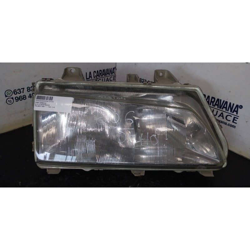 Recambio de faro derecho para peugeot 806 referencia OEM IAM   
