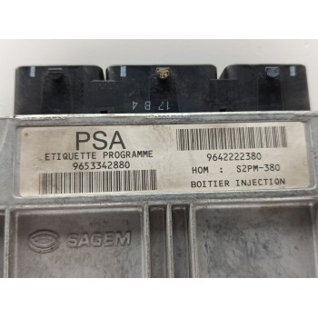 Recambio de centralita motor uce para citroën c3 1.4 exclusive referencia OEM IAM 9642222380  