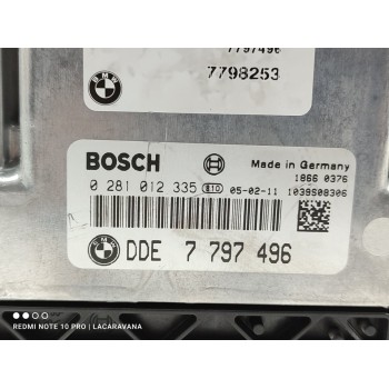 Recambio de centralita motor uce para bmw serie 1 berlina (e81/e87) 118d referencia OEM IAM 0281012335  