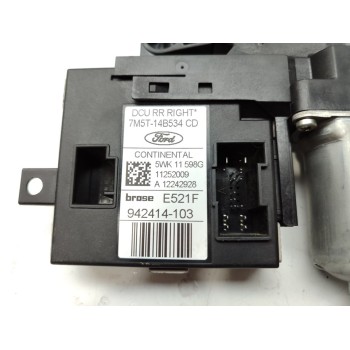 Recambio de motor elevalunas trasero derecho para ford kuga (cbv) titanium referencia OEM IAM 7M5T14B534CD  