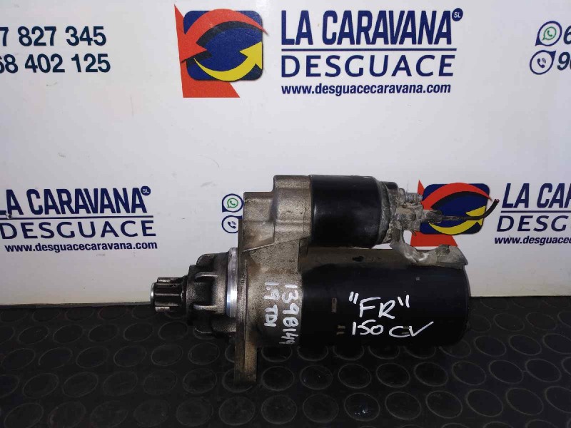 Recambio de motor arranque para seat leon (1m1) 1.9 tdi referencia OEM IAM 02M911023  