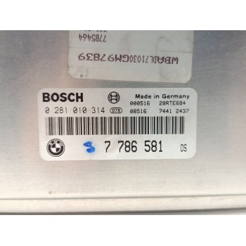 Recambio de centralita motor uce para bmw serie 5 berlina (e39) 530d referencia OEM IAM 0281010314  