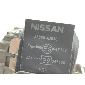 Recambio de cinturon seguridad delantero izquierdo para nissan qashqai (j10) acenta 4x4 referencia OEM IAM 86885JD010  