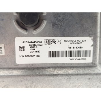 Recambio de centralita motor uce para peugeot 208 allure referencia OEM IAM 9806671980  