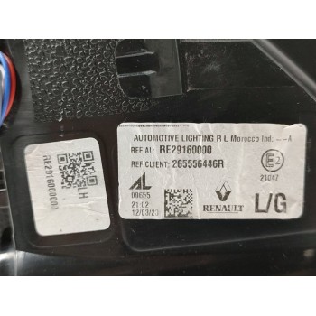 Recambio de piloto trasero izquierdo para renault austral equilibre referencia OEM IAM 265556446R  
