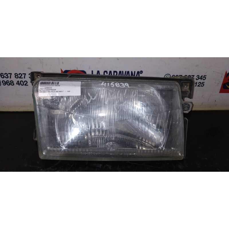 Recambio de faro derecho para volkswagen polo (801/803) referencia OEM IAM   