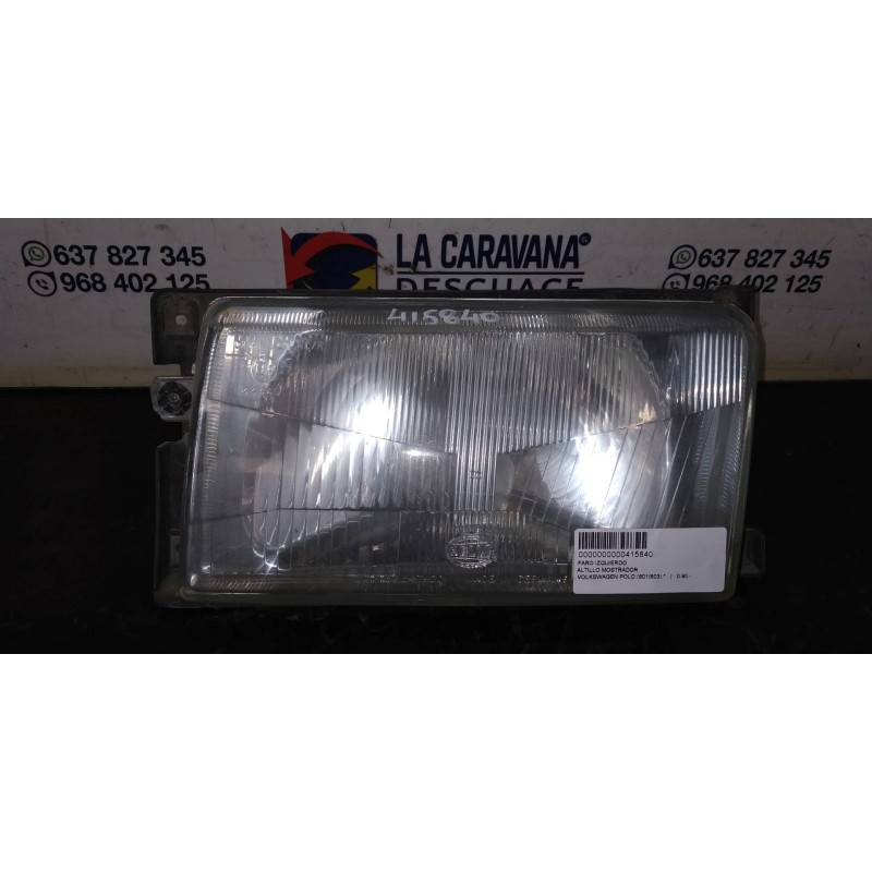 Recambio de faro izquierdo para volkswagen polo (801/803) referencia OEM IAM   
