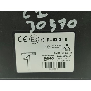 Recambio de modulo electronico para citroën c1 feel edition referencia OEM IAM 897400H030D  