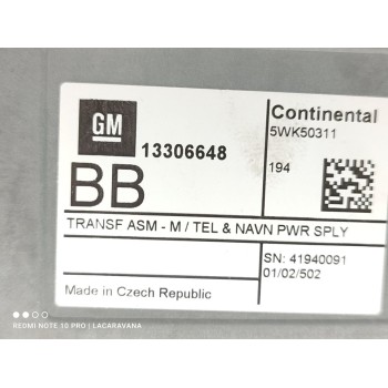 Recambio de modulo electronico para opel adam unlimited ecoflex referencia OEM IAM 13306648  