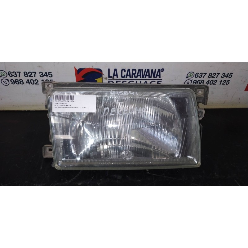 Recambio de faro derecho para volkswagen polo (801/803) referencia OEM IAM   