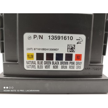 Recambio de modulo electronico para opel adam unlimited ecoflex referencia OEM IAM 13591610  