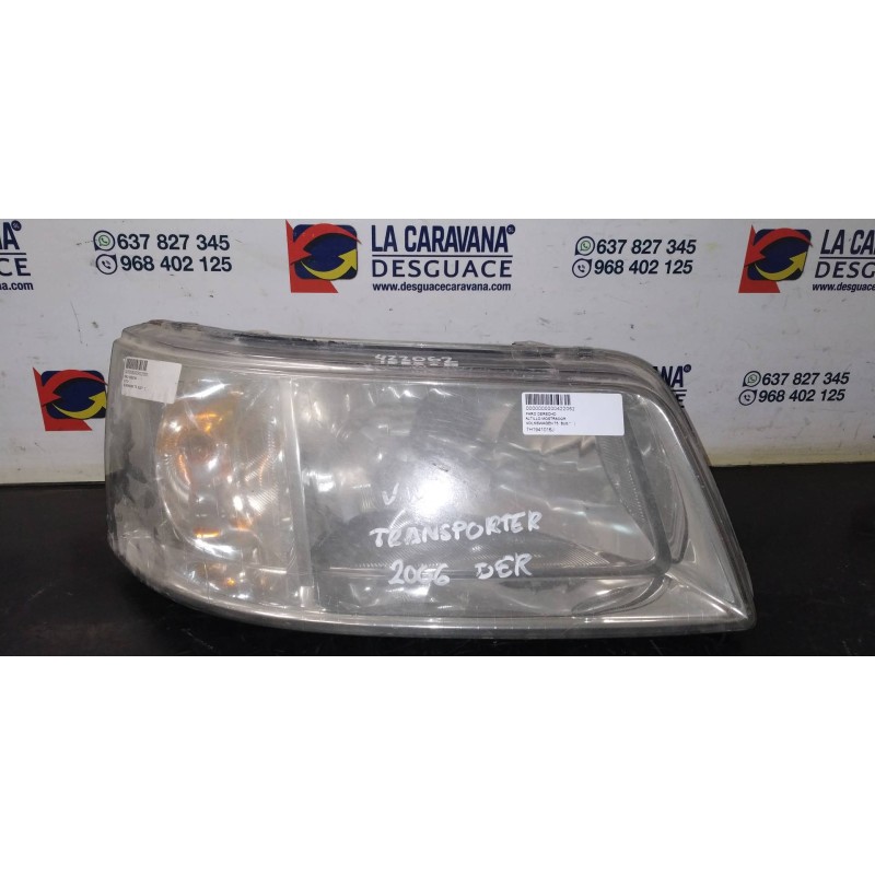 Recambio de faro derecho para volkswagen t5 bus referencia OEM IAM 7H1941016J  