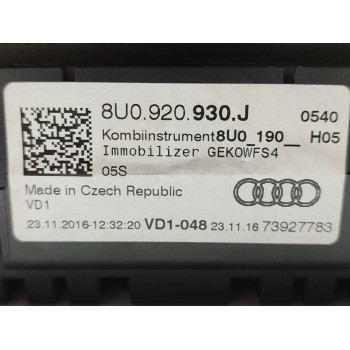 Recambio de cuadro instrumentos para audi q3 (8ug) attraction referencia OEM IAM 8U0920930J  