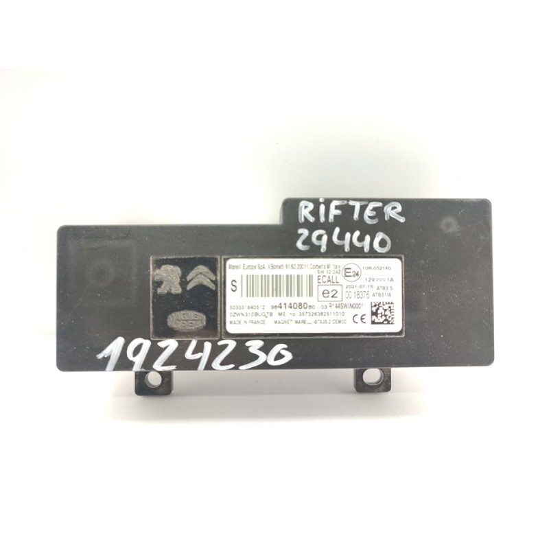 Recambio de modulo electronico para peugeot rifter active standard referencia OEM IAM 9841408080  