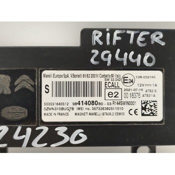 Recambio de modulo electronico para peugeot rifter active standard referencia OEM IAM 9841408080  