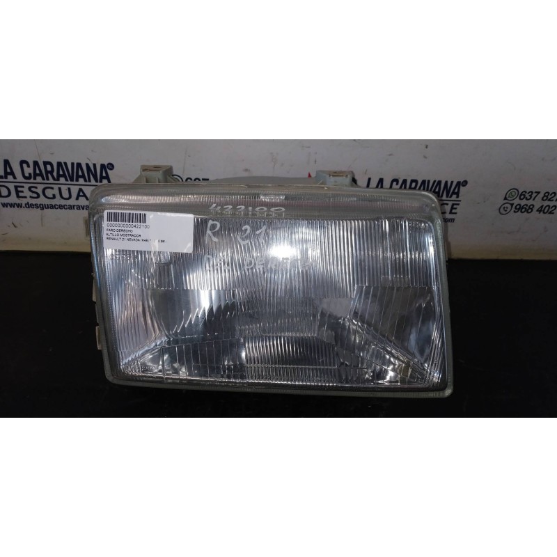 Recambio de faro derecho para renault 21 nevada (k48) referencia OEM IAM   