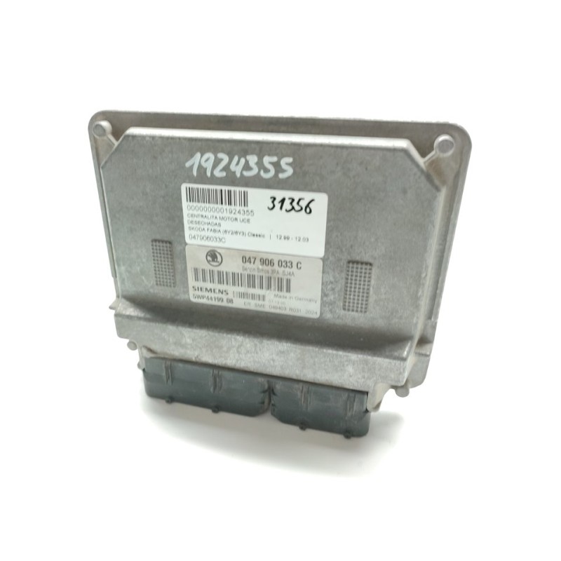 Recambio de centralita motor uce para skoda fabia (6y2/6y3) classic referencia OEM IAM 047906033C  