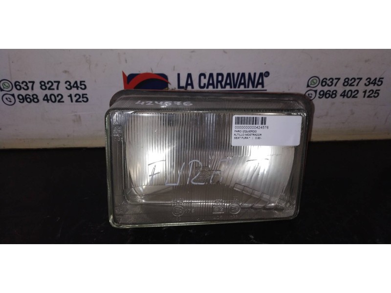 Recambio de faro izquierdo para seat fura referencia OEM IAM   