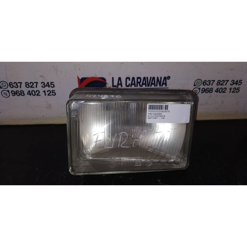 Recambio de faro izquierdo para seat fura referencia OEM IAM   