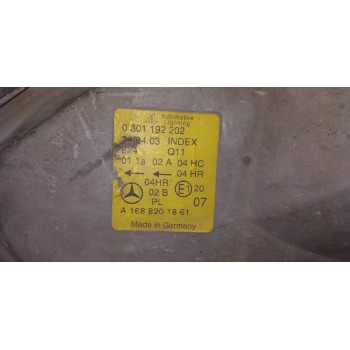 Recambio de faro derecho para mercedes-benz clase a (w168) referencia OEM IAM A1688201861  